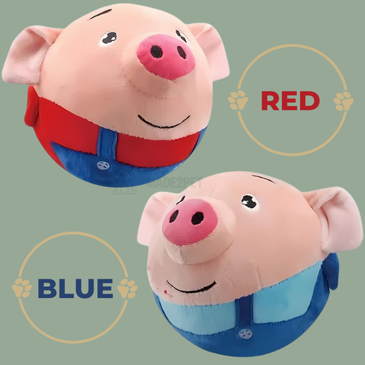 Bouncing Piggy: Smart Interactive Pet Playmate